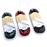 DEVISER PL-A3 RD Шнур инструментальный 3 метра, Jack1/4"(M) ⇔ Jack1/4(M)