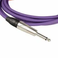 FORCE FGC-09/3 VT Шнур инструментальный Jack 1/4"(прямой) ⇔ Jack 1/4"(прямой), 3 метра, фиолетовый