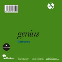 GALLI STRINGS GR100 Набор струн для классической гитары GENIUS FLAMENCO, натяжение HARD