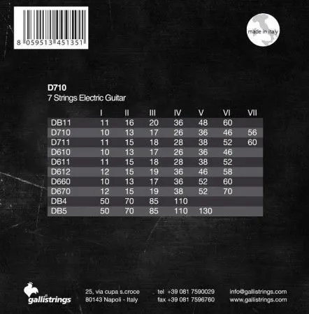 GALLI STRINGS D710  2