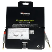 SOUNDKING BJJ019-3M Шнур инструментальный Jack 1/4" ⇔ Jack 1/4", 3 метра