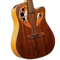 SQOE SQ-PS Гитара акустическая 41", Dreadnought с вырезом, цвет натуральный