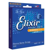 Набор струн для 6-струнной электрогитары Elixir 12152 NanoWeb