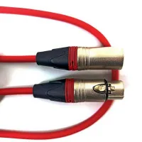 True magic TLC 10M/R Шнур микрофонный XLR (F) ⇔ XLR (M), 10 метров, красный