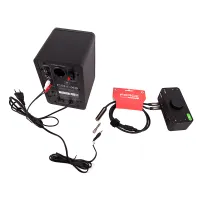 FORCE FLC-12/1 Шнур 2х monoJACK1/4(M)⇔stereoJACK1/4(F) + переходник на miniJACK1/8(stereo), 1 м