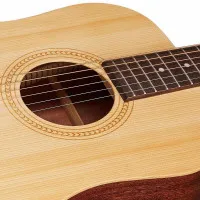 Cort Earth50 OP Гитара акустическая размера 7/8, цвет натуральный с открытыми порами