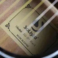 Solista SG-D1 BK Гитара акустическая 41" Dreadnought, цвет черный