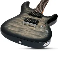 SCHECTER C-6 PLUS CB  Электрогитара, Stratocaster, цвет пепельный бёрст
