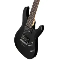 SCHECTER C-7 DELUXE SBK Электрогитара, 7 струн, цвет матовый черный