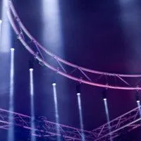 American DJ Pinspot LED II Прожектор для подсветки зеркального шара, белый светодиод 3W