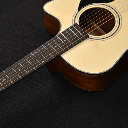 KEPMA EACE Natural Гитара электроакустическая Grand Auditorium, цвет натуральный глянцевый