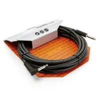 Dunlop DCIX20R MXR Шнур инструментальный JACK 1/4"(прямой) ⇔ JACK 1/4"(угловой), 6 метров, чёрный