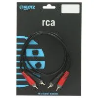 KLOTZ AT-CC0200 Кабель акустический 2хRCA, 2м