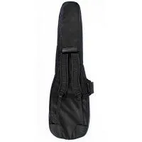 FORCE DLX-B BU Чехол для бас гитары, с утеплителем, серия DELUXE, цвет чёрный с синим кантом