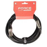 FORCE FMC-07/6 Шнур балансный JACK 1/4" stereo (male) ⇔ XLR (male), 6 метров