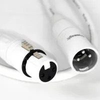 True magic TMH004/6M Шнур микрофонный HD XLR (F) ⇔ XLR (M), 6 метров, белый