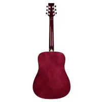 Martinez FAW-702/TP Гитара акустическая 41", Dreadnought, цвет прозрачный пурпурный