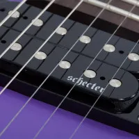 SCHECTER C-6 DELUXE SATIN DARK PURPLE Электрогитара, Stratocaster, цвет фиолетовый
