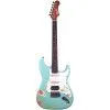 JET JS-400 Relic SFG Электрогитара, Stratocaster, 6 струн, цвет морской волны, состареный