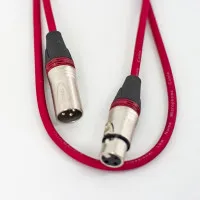 True magic TLC 10M/R Шнур микрофонный XLR (F) ⇔ XLR (M), 10 метров, красный