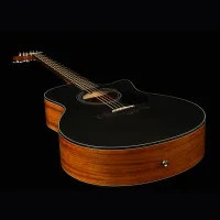 KEPMA EAC Black Гитара акустическая Grand Auditorium, цвет черный глянцевый