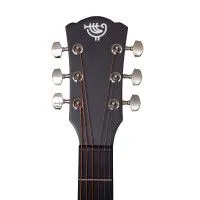 ROCKDALE Aurora D1 C BK Гитара акустическая Dreadnought с вырезом, цвет полупрозрачный черный