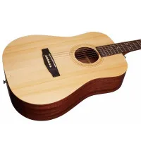 Cort Earth50 OP Гитара акустическая размера 7/8, цвет натуральный с открытыми порами