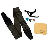 SQOE SQ-J Set Гитара акустическая 40" в комплекте, Grand Auditorium с вырезом, цвет натуральный