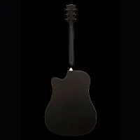 KEPMA D1CE Black Matt Гитара электроакустическая Dreadnought, цвет черный матовый