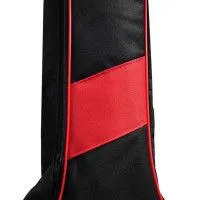 SOLO ЧГ12-2/1R Чехол для акустической гитары, утепленный, 2 ремня, с красной отделкой