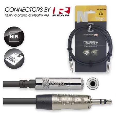 Шнур аудио STAGG NAC2MPSMJSR