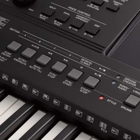 YAMAHA PSR-EW410 синтезатор с автоаккомпанементом, 76 клавиш, 48 полифония, 758 тембр, 235 стили
