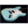 JET JS-400 Relic SFG Электрогитара, Stratocaster, 6 струн, цвет морской волны, состареный