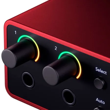 FOCUSRITE Scarlett 4i4 4th Gen Аудиоинтерфейс USB, 4 входа/4 выхода