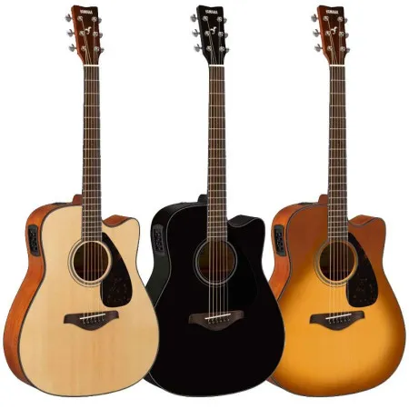Yamaha FGX800C SAND BURST Электроакустическая гитара, цвет Sand Burst