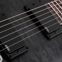 SCHECTER C-1 PLATINUM STBLS (GC) Электрогитара, 6 струн, цвет чёрный прозрачный