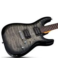 SCHECTER C-6 PLUS CB  Электрогитара, Stratocaster, цвет пепельный бёрст