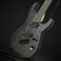ESP LTD M-1007MS FM Электрогитара, 7 струн, мультимензурная, цвет черный глянцевый