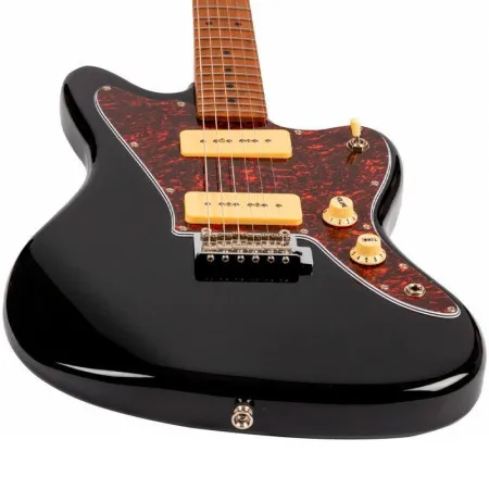 JET JJ-300 P90 BK Электрогитара, Jaguar, 6 струн, SS, цвет черный