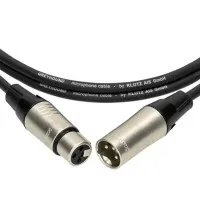 KLOTZ GRG1FM10.0 Шнур микрофонный XLR (male) ⇔ XLR (female), длина 10 метров, чёрный