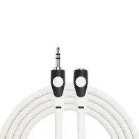 Kirlin LGA-569L 6M WH Шнур-удлинитель аудио, stereo JACK 1/8" (M) ⇔ stereo JACK 1/8" (F), 6м., белый
