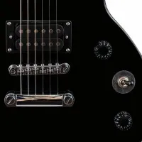 TERRIS TLP-045 BK Электрогитара, Les Paul, HH, 6 струн, цвет черный