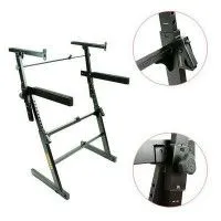 Hercules KS410B Стойка для клавишных, ZZ-тип, двухярусная