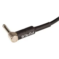 FORCE FGC-19/025L Патч-шнур гитарный, JACK 1/4" (угловой) <=> JACK 1/4" (угловой), 25см