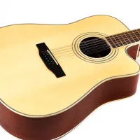 SQOE J20 Гитара акустическая 41", 12 струн, цвет натуральный