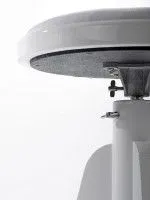 Fleet BH106-2-WH Стул круглый, регулировка по высоте, белый