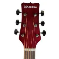 Martinez FAW-702/TP Гитара акустическая 41", Dreadnought, цвет прозрачный пурпурный