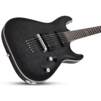 SCHECTER C-1 PLATINUM STBLS (GC) Электрогитара, 6 струн, цвет чёрный прозрачный