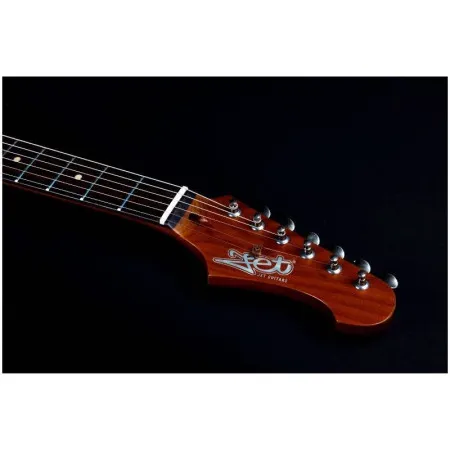 JET JS-400 Relic SFG Электрогитара, Stratocaster, 6 струн, цвет морской волны, состареный