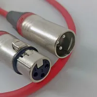 True magic TLC 10M/R Шнур микрофонный XLR (F) ⇔ XLR (M), 10 метров, красный